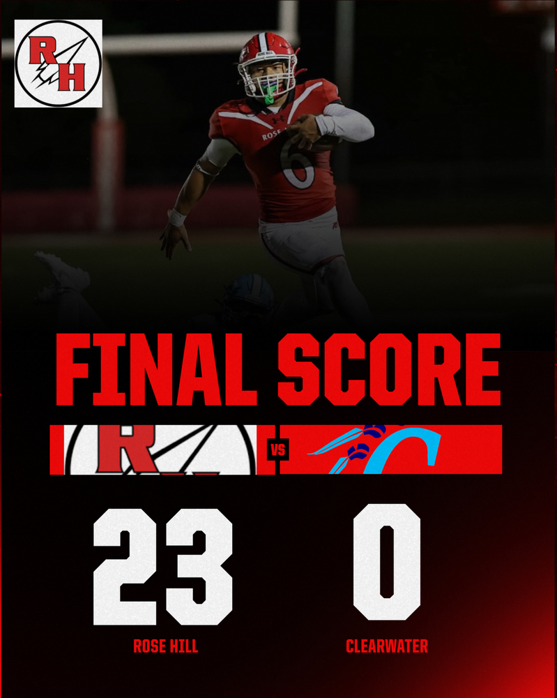 Rose Hill Defeats Clearwater 23-0