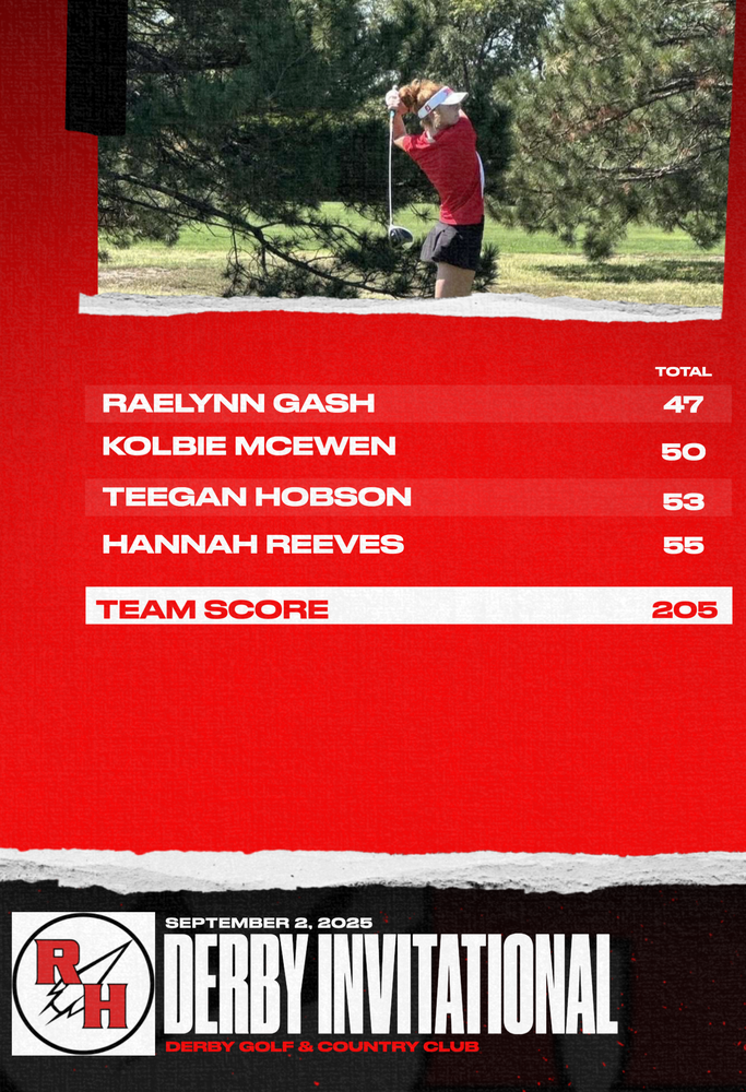 Golf scores from Derby invitational.