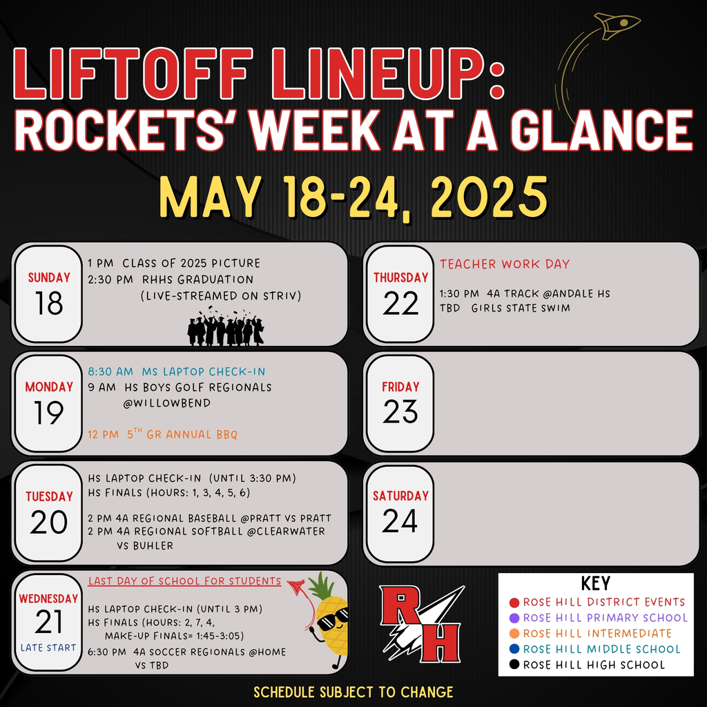 Liftoff Lineup for May 18-24