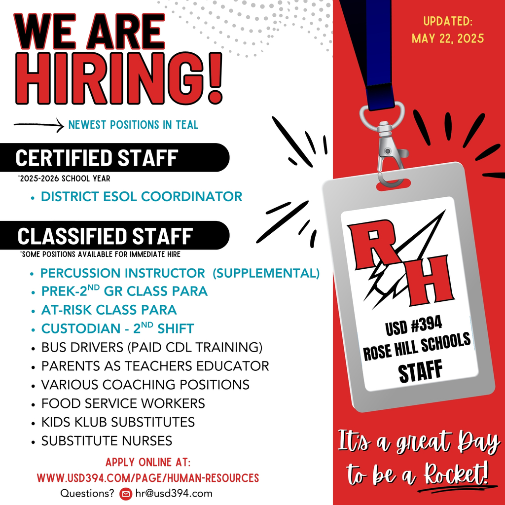 We are Hiring!