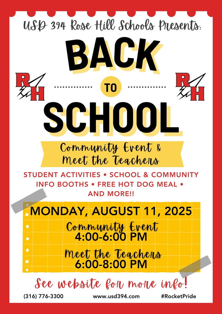 Back to School Event flyer tonight