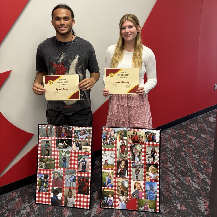 2 students with senior awards