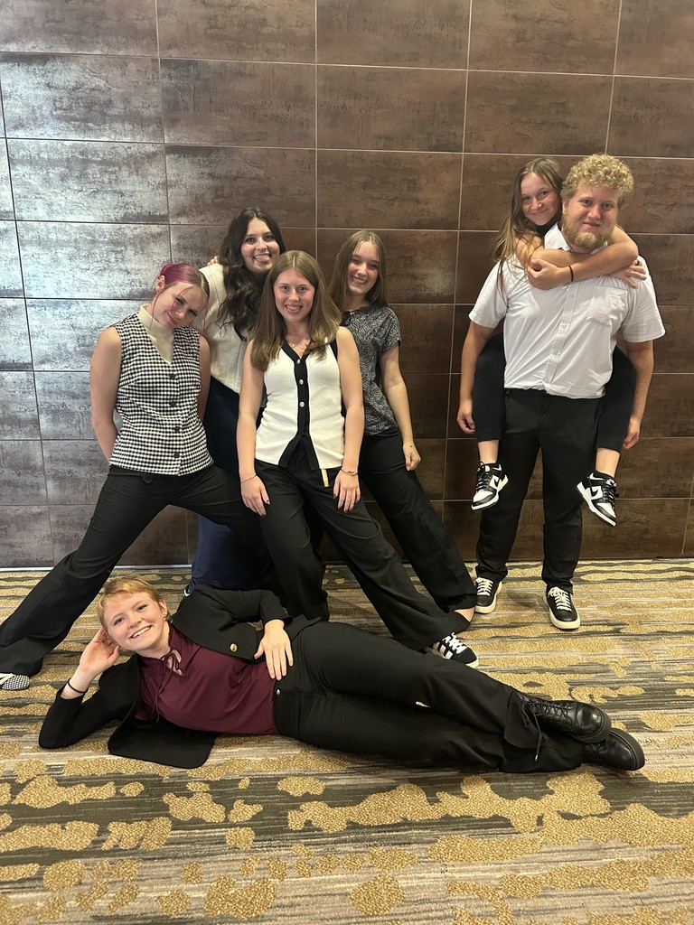 HOSA Officers being silly
