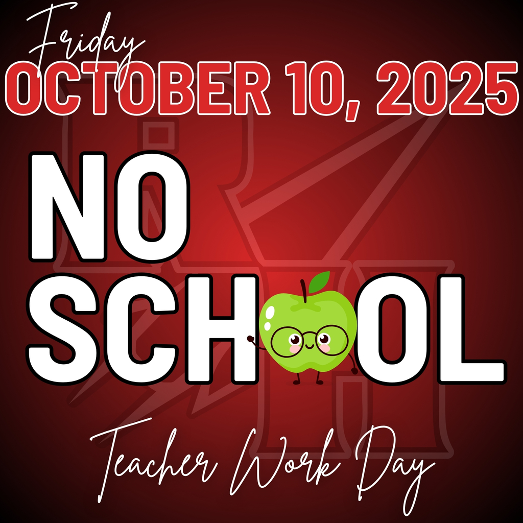No School, Teacher Work day Oct 10