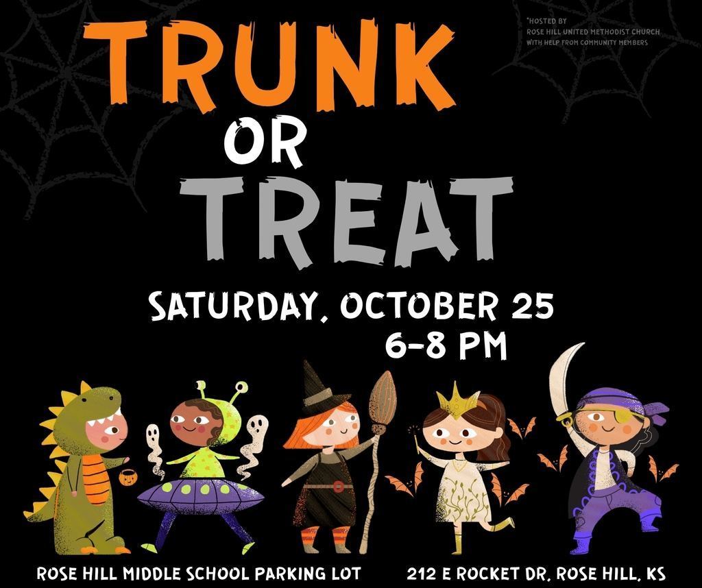 Rain or Shine - Trunk or Treat on Oct 25