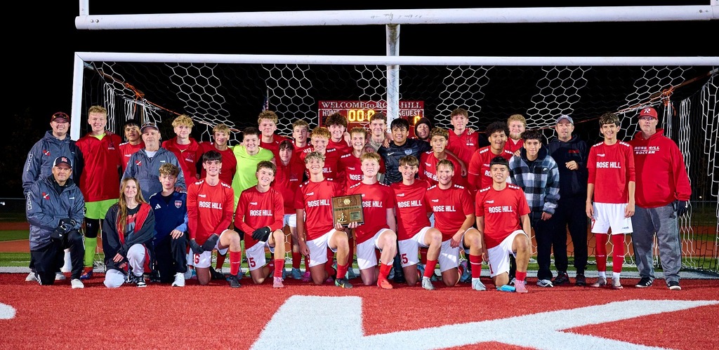Regional Champs Rose Hill Soccer Boys team picture