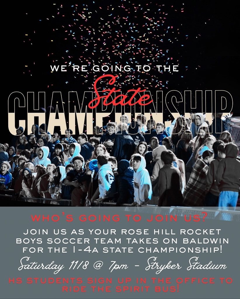 Championship game at 7 PM at Stryker