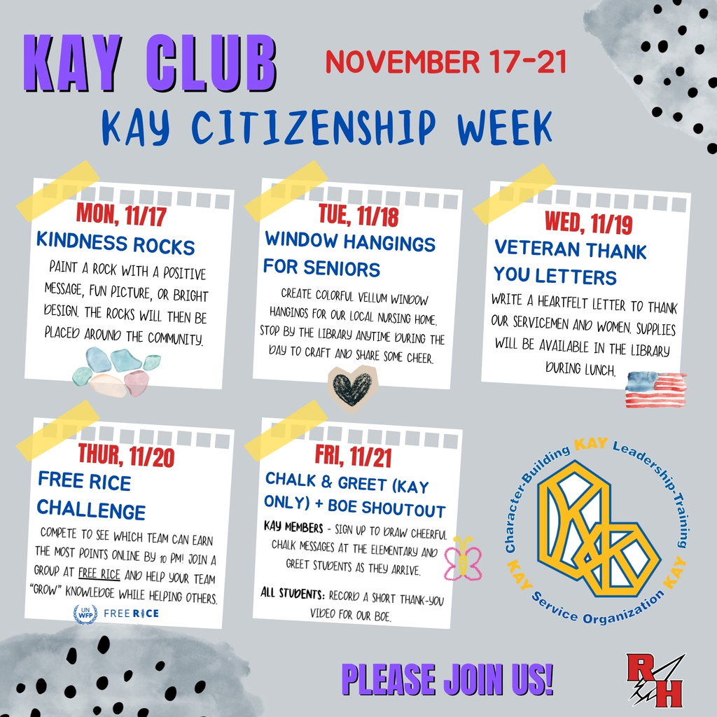 KAY Club Citizenship Week activities