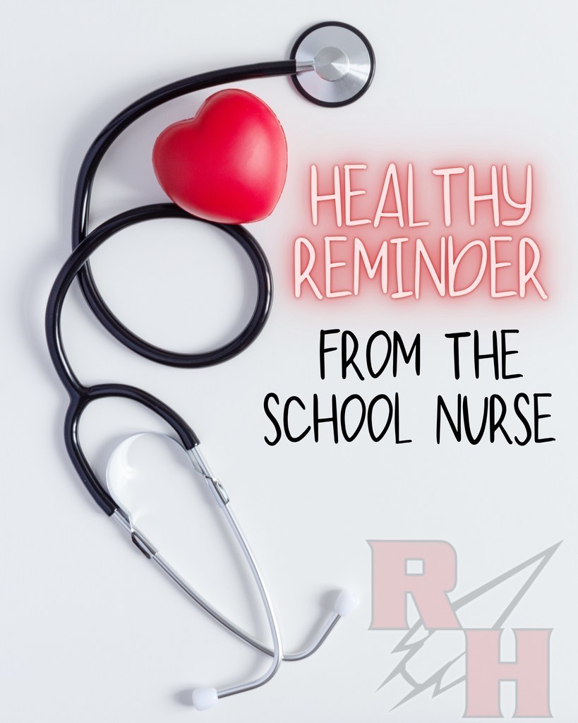 Healthy Reminder - Season of Sickness is upon us