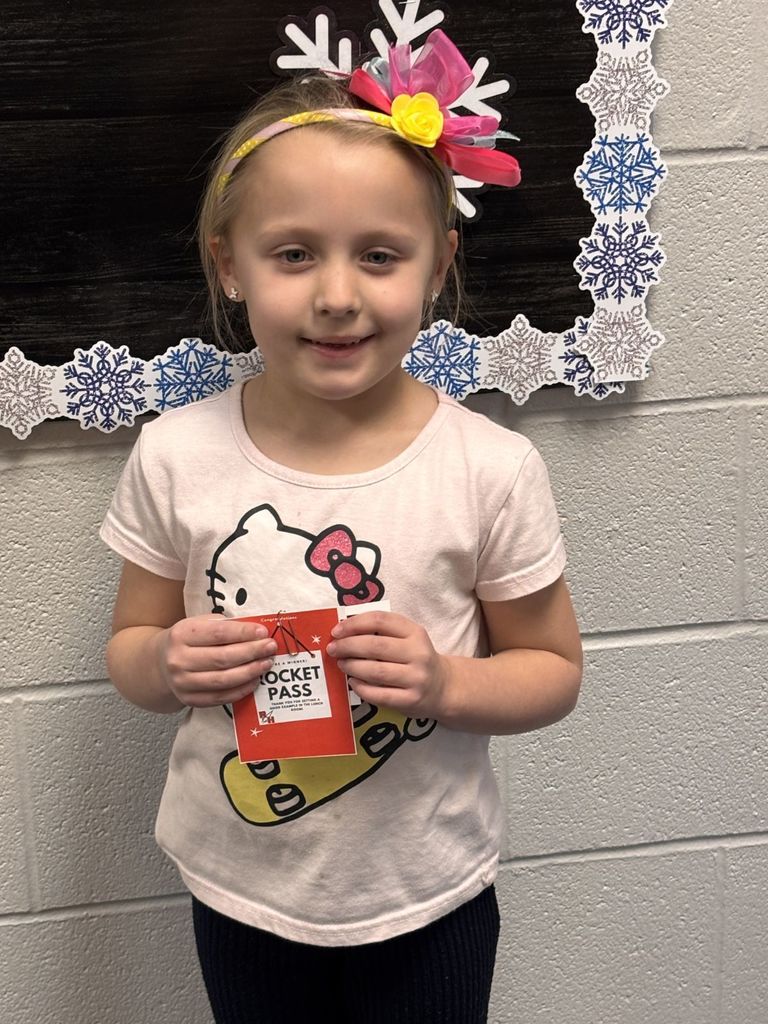 Hadalyn Holtz with her Rocket Spirit Pass