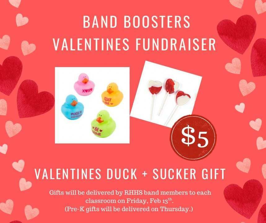 Band Valentine Booster ducky sale