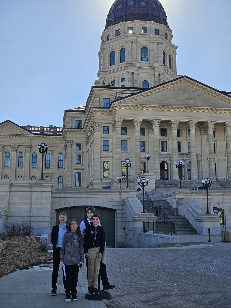 RHMS Boys at the KS Capitol