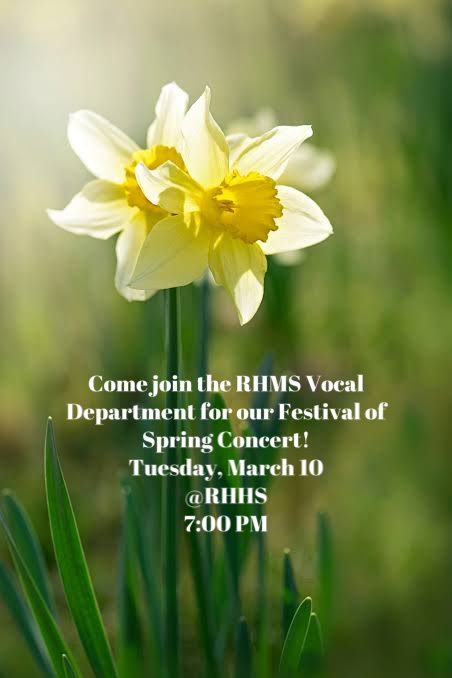 RHMS Spring Vocal concert