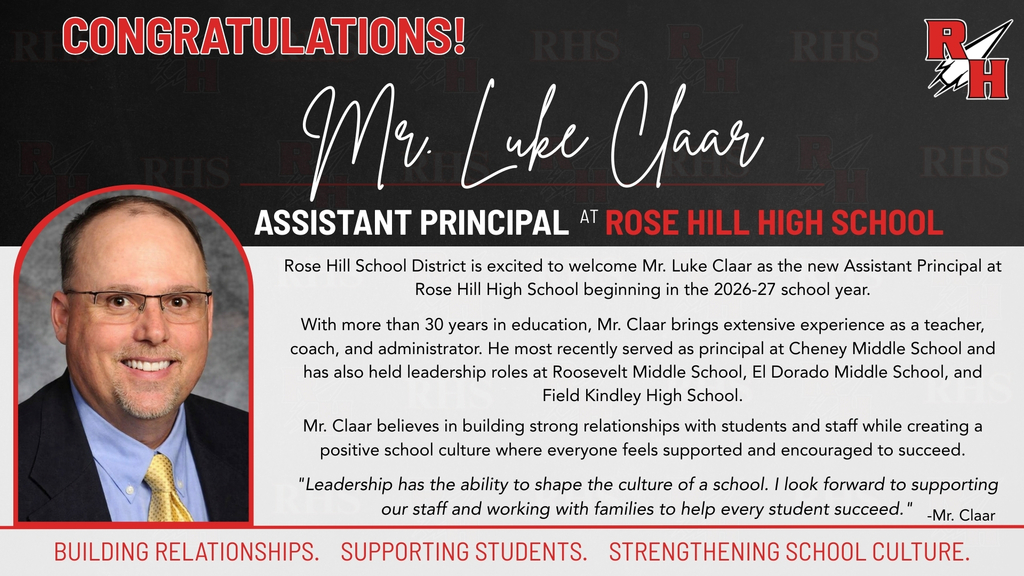 Mr Claar - new Assistant Principal at RHHS