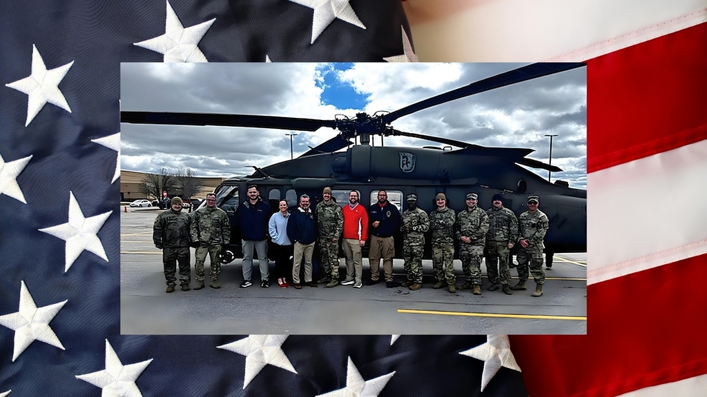 Blackhawk army photo with RHHS staff