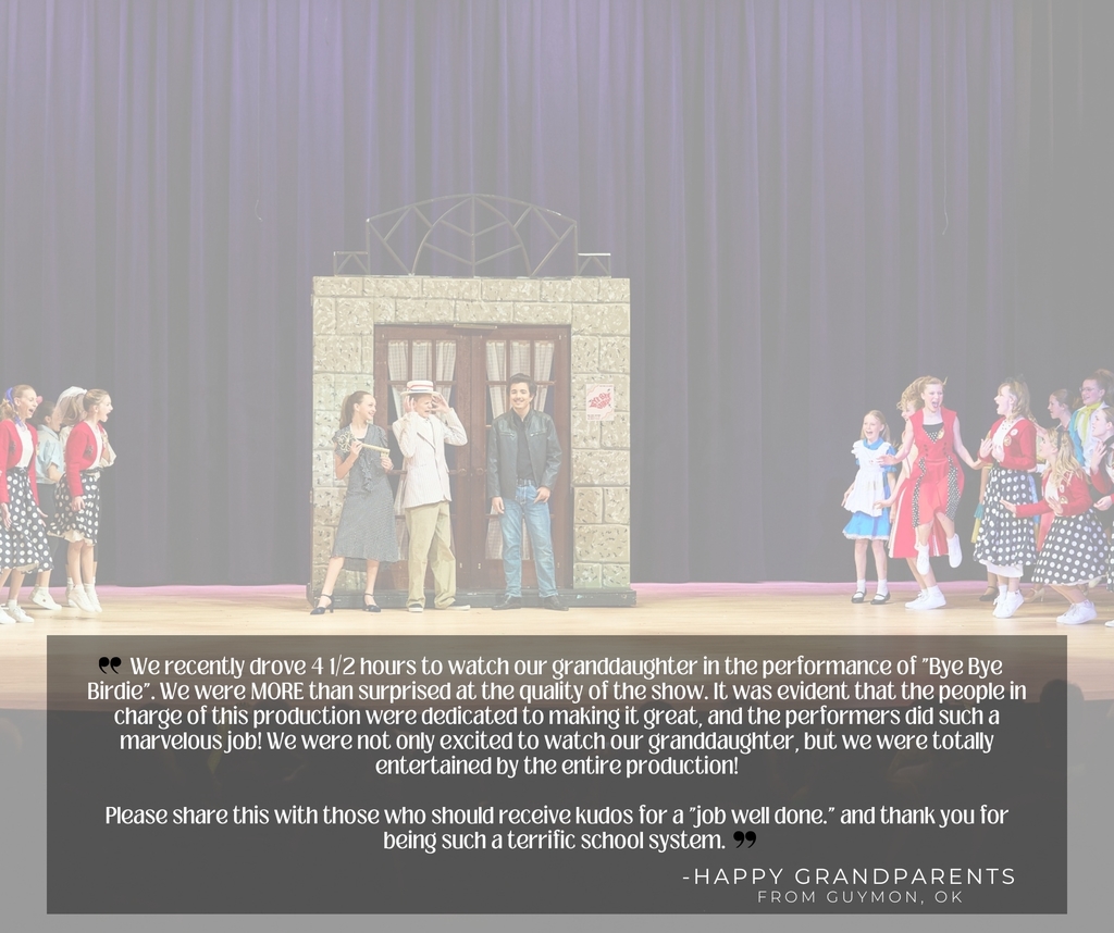 Bye Bye Birdie Kudos