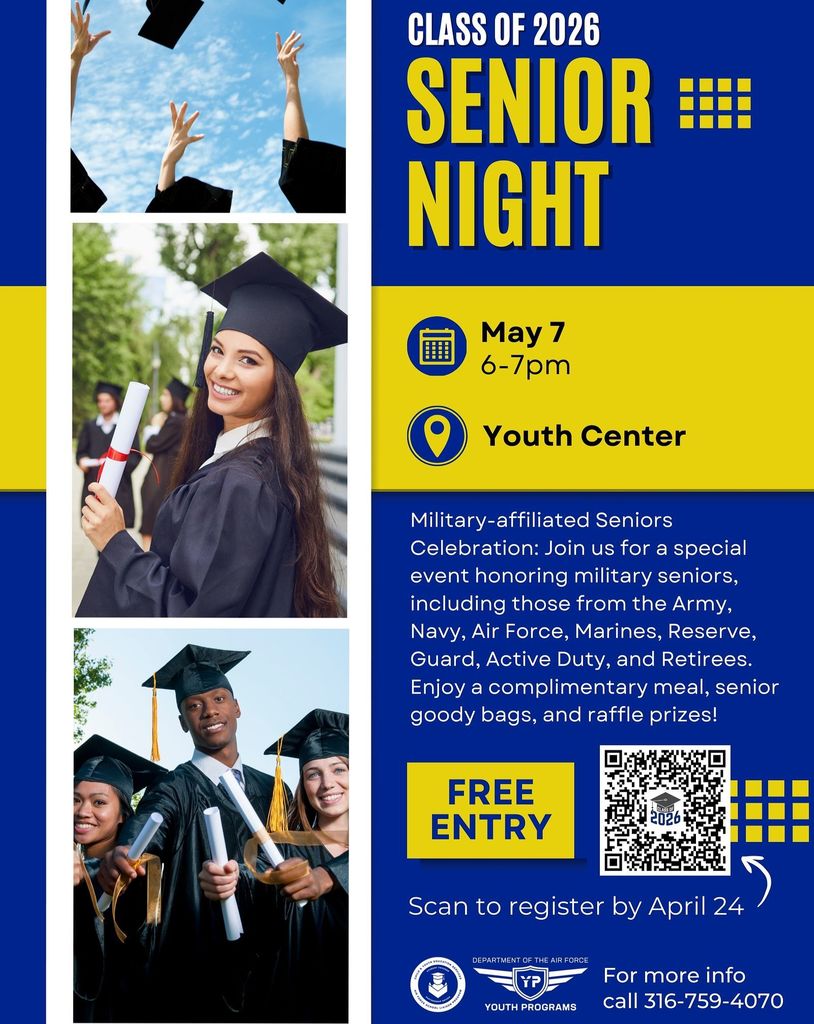 Military Senior Night Flyer