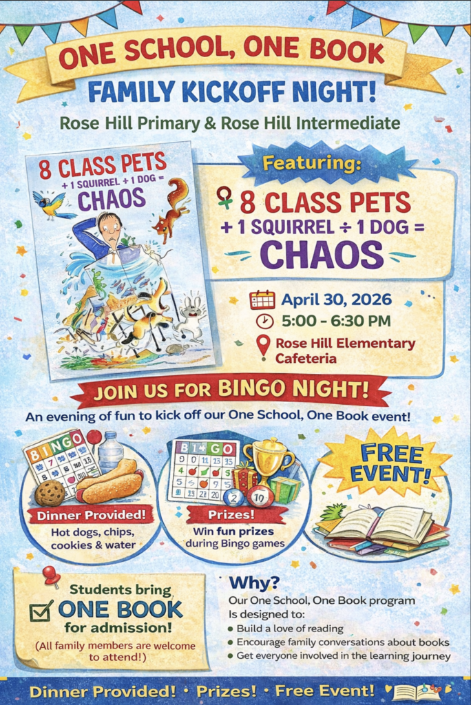 One School One Book Kickoff