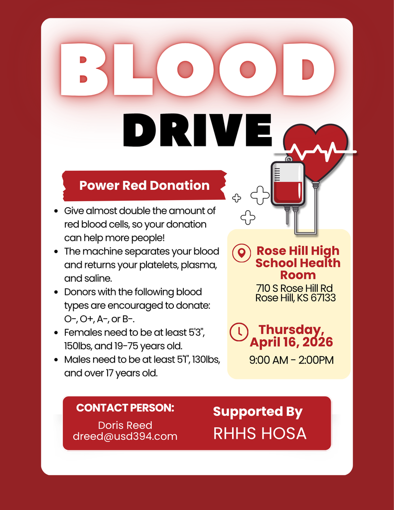 Blood Drive for HOSA at RHHS