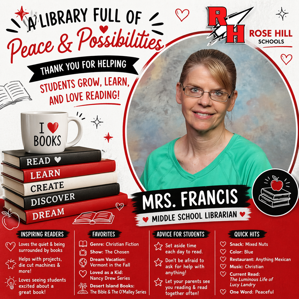 Mrs Francis - RHMS Librarian Fun Facts
