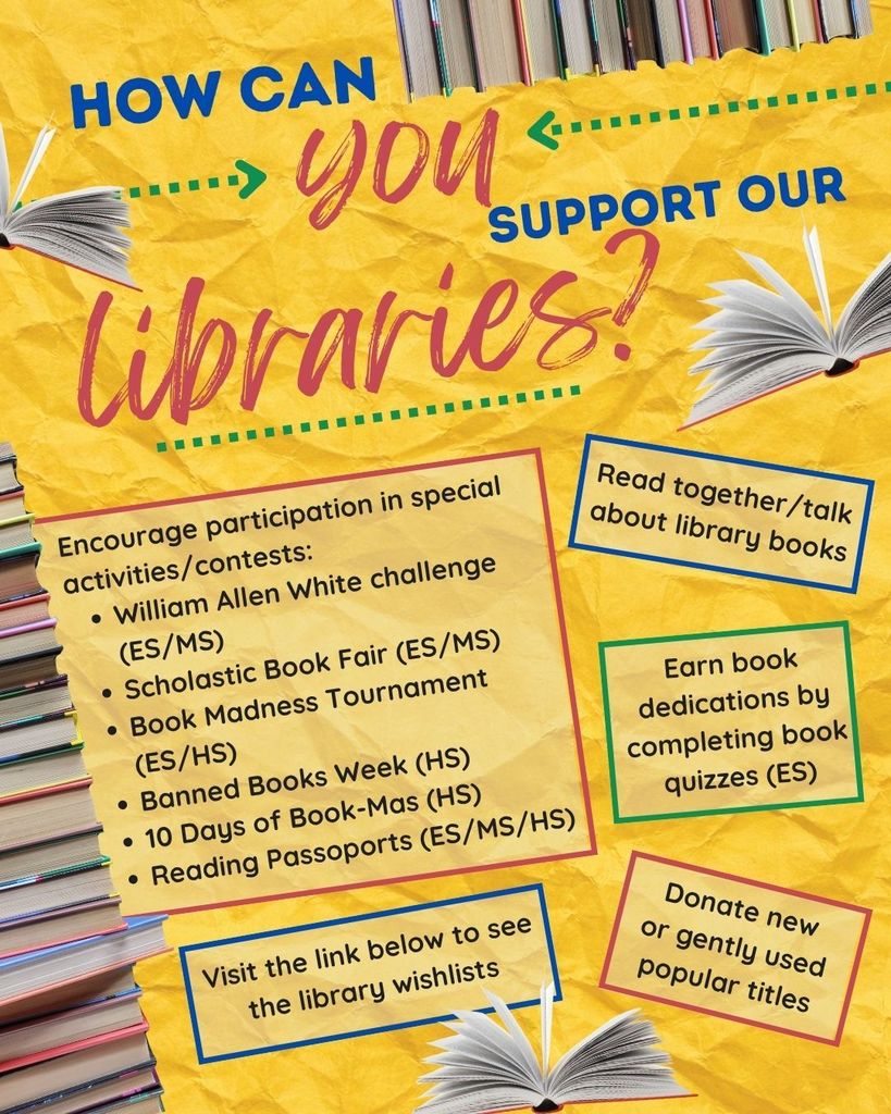 How can YOU Support our libraries flyer