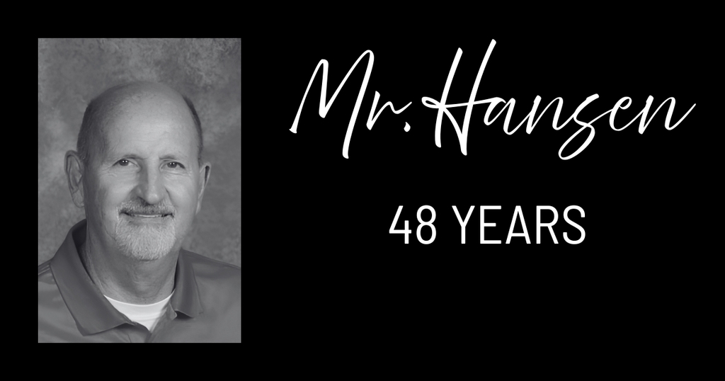 Mr Hansen 48 years dedication