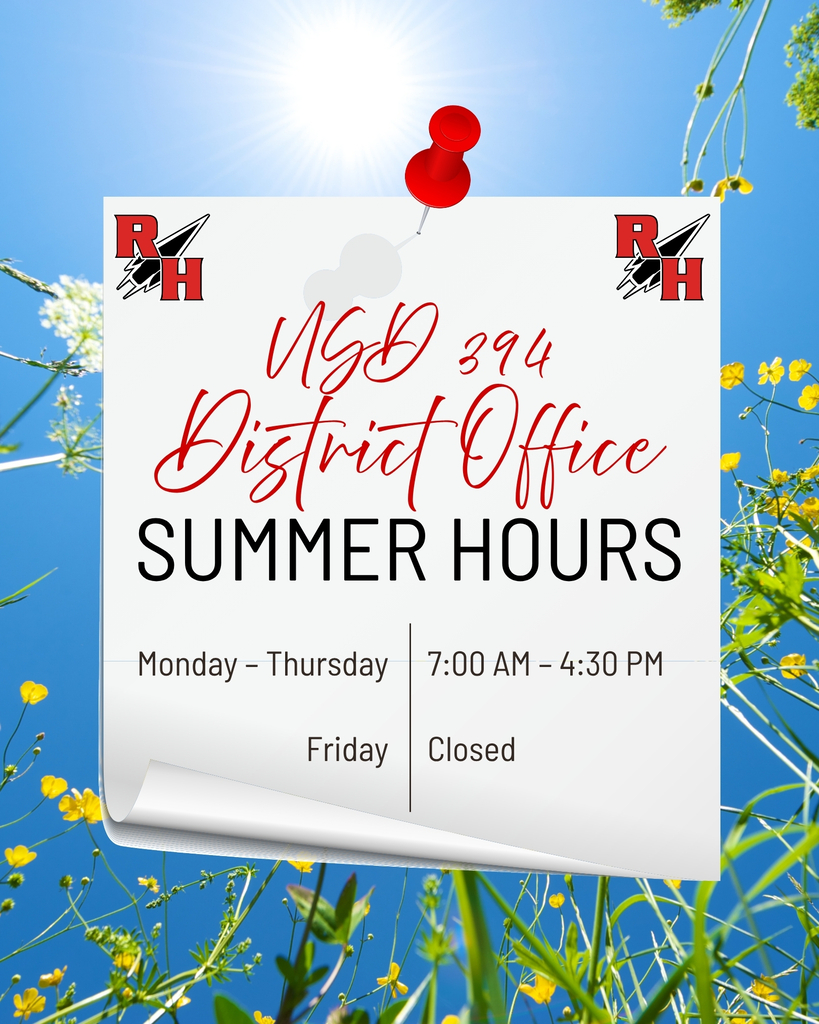 USD 394 Summer Hours - closed Fridays