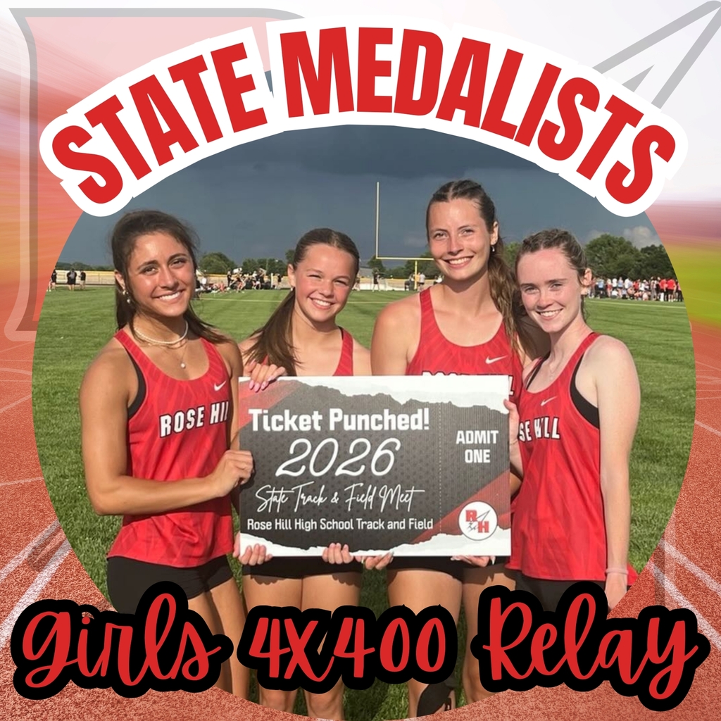 Girls 4x400 relay state medalists