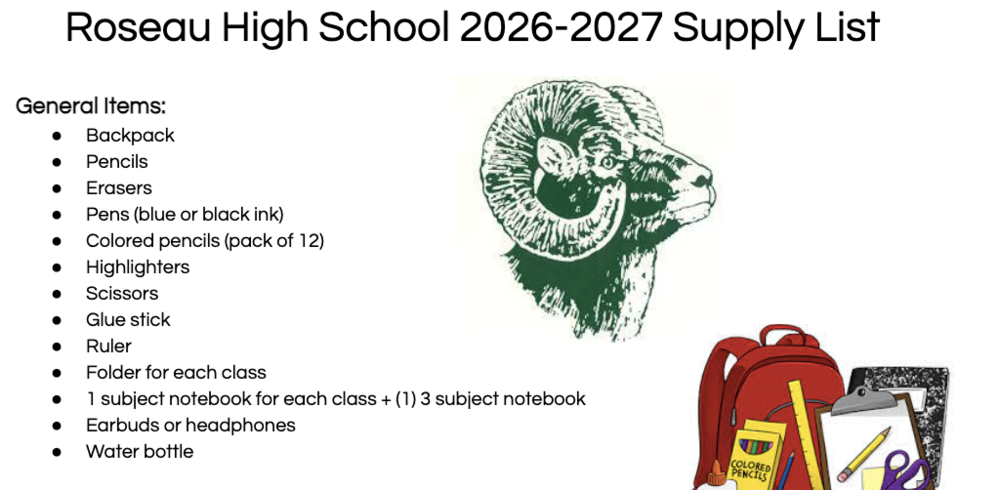 School Supply List