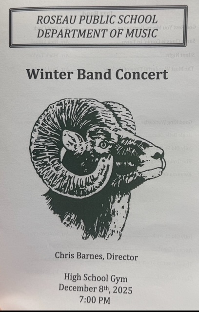 Roseau Winter Band Concert !