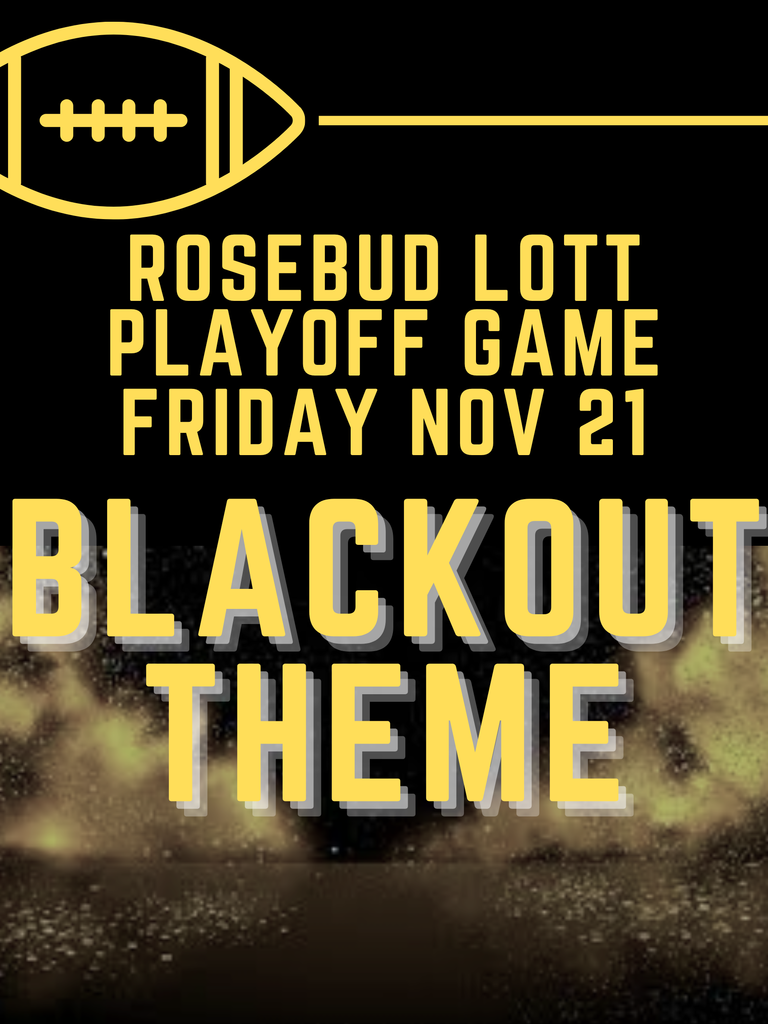Blackout theme for Football game