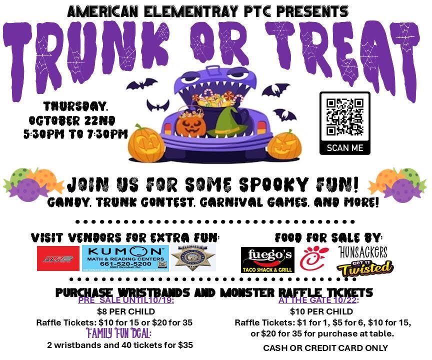 Trunk or Treat Flyer