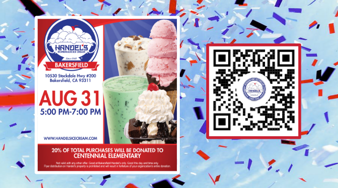 Handel's Aug 31 5-7pm qr code