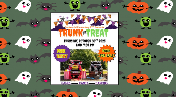 Trunk or Treat Thursday, Ocober 30th