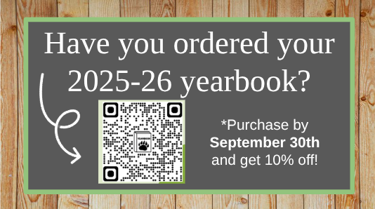 Have you ordered your 2025-26 yearbook? *Purchase by September 30th and get 10% off!