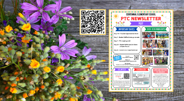 PTC May Newsletter with qr code