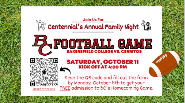 BC Football game Saturday Oct 11 scan qr code by Monday Oct 6 for free tickets