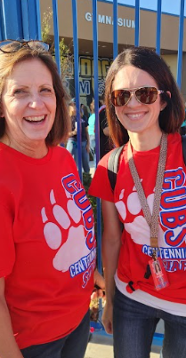teachers in red shirts