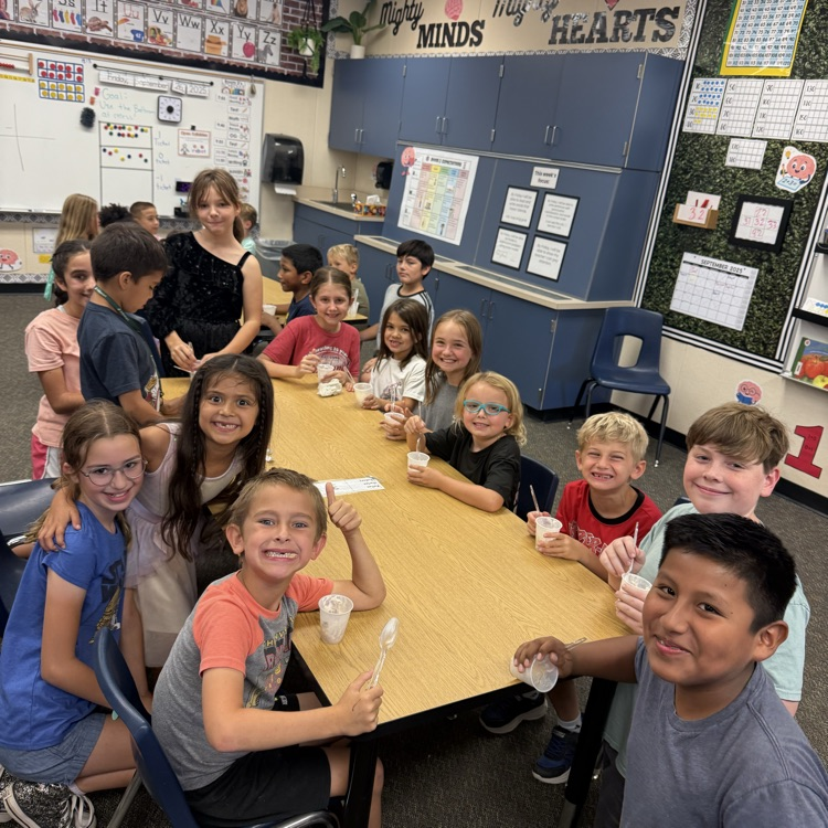 group of boys and girls smiling