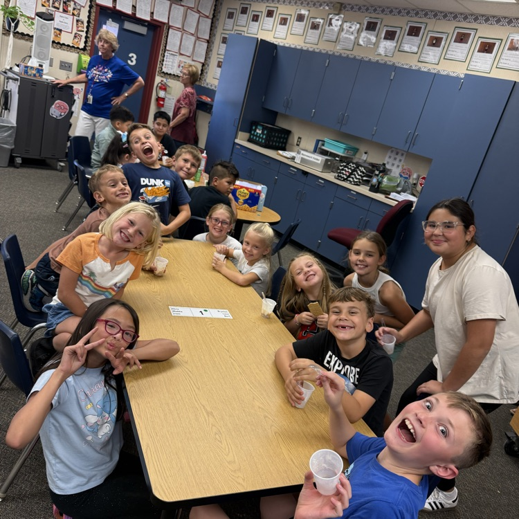 group of boys and girls smiling