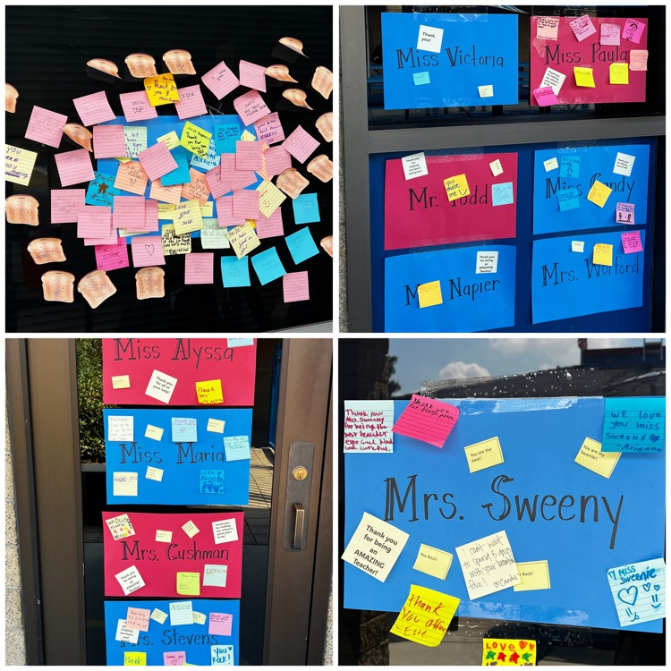 signs with post it notes 