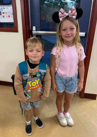 students in Disney outfits
