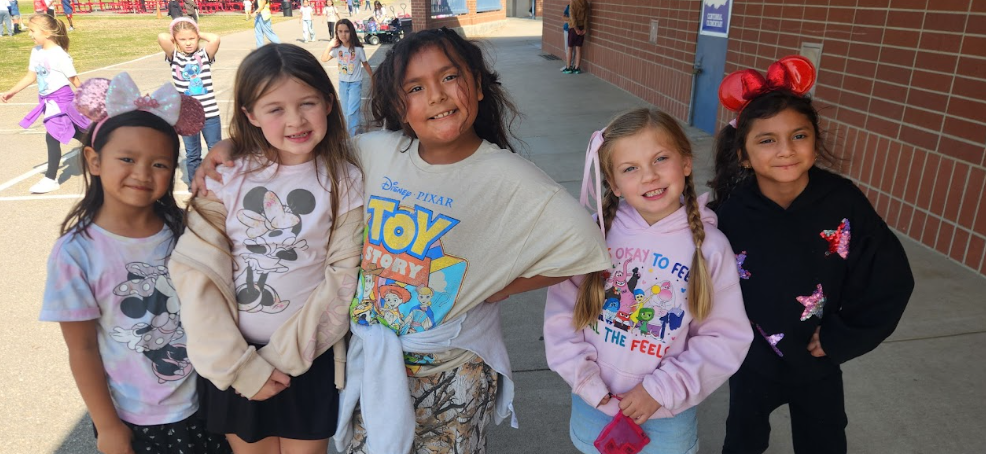 students in Disney outfits