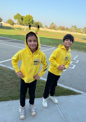 students dressed alike