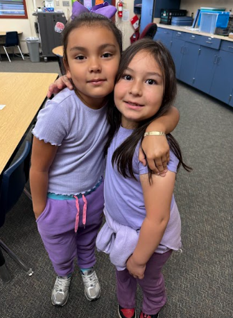 students dressed alike