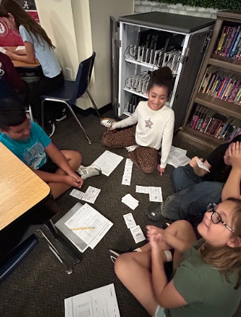 students with papers