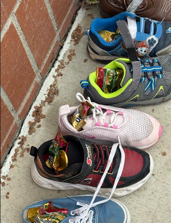 shoes with treats inside