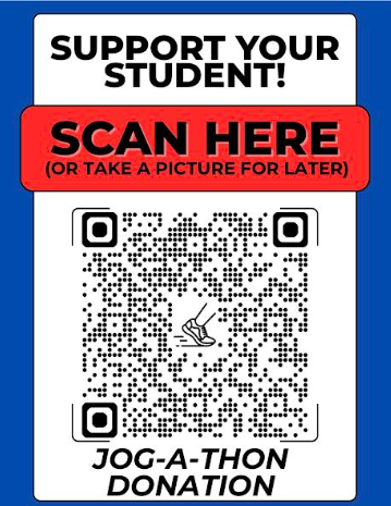 online donations Jog A thon qr code