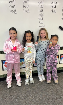 students wearing pajamas