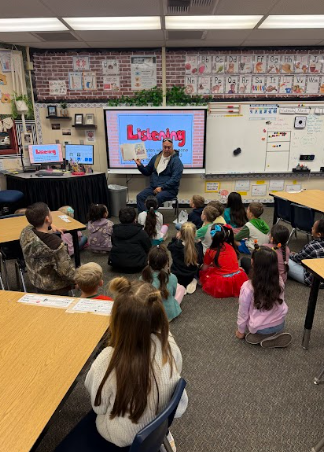 Celebrity readers reading books to students